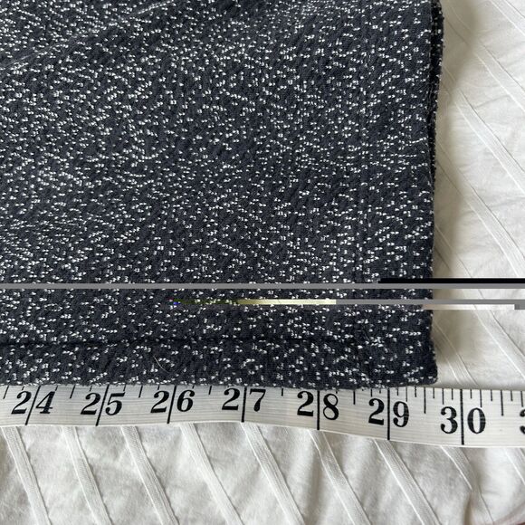 Lands End Size M Patterned Sport Knit Straight Leg Pull On Pants Sweatpants Gray - Picture 12 of 12